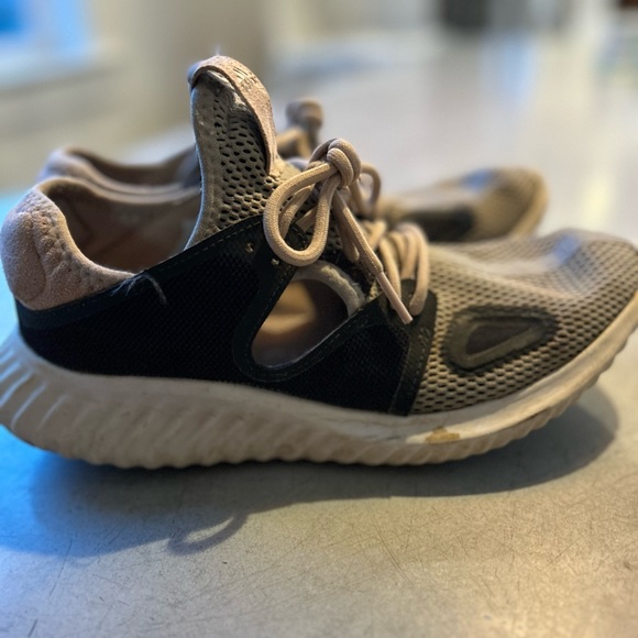 adidas Beige and Black Women's Sneakers - Picture 7 of 8